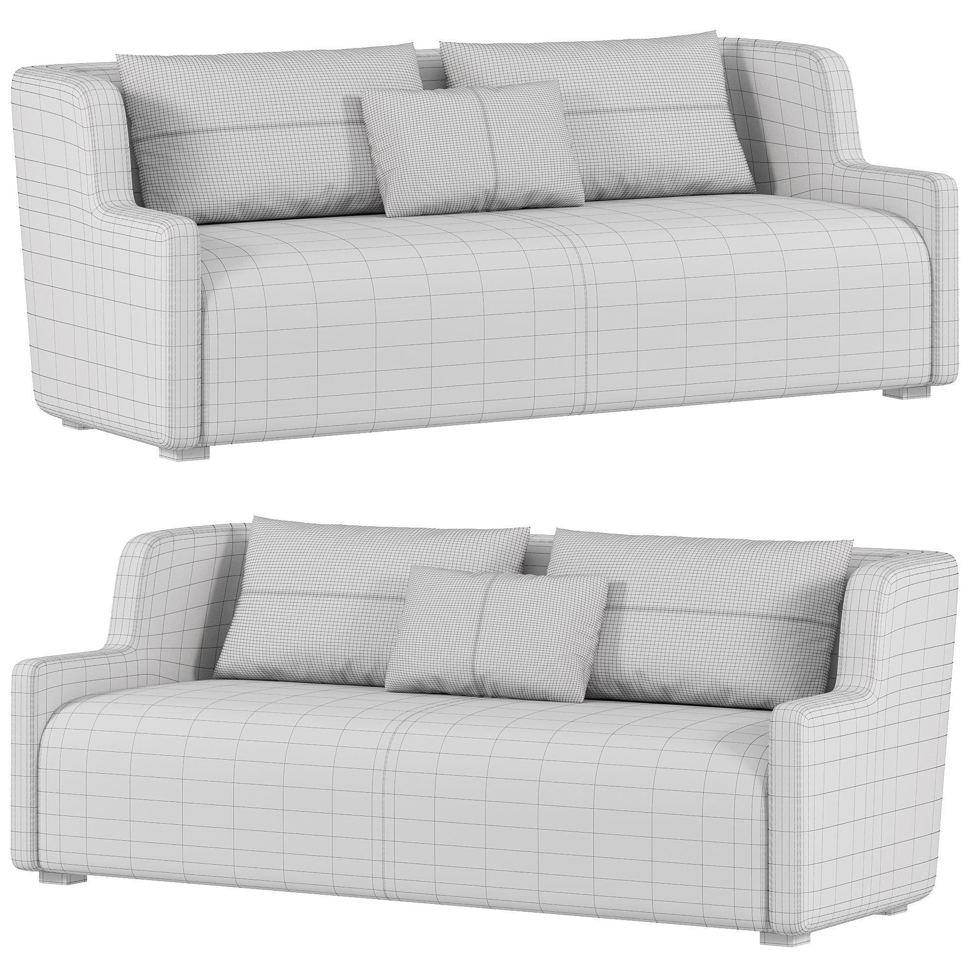 FIRST SOFA BY HUNDRED MILE COLLECTION 3D model_2