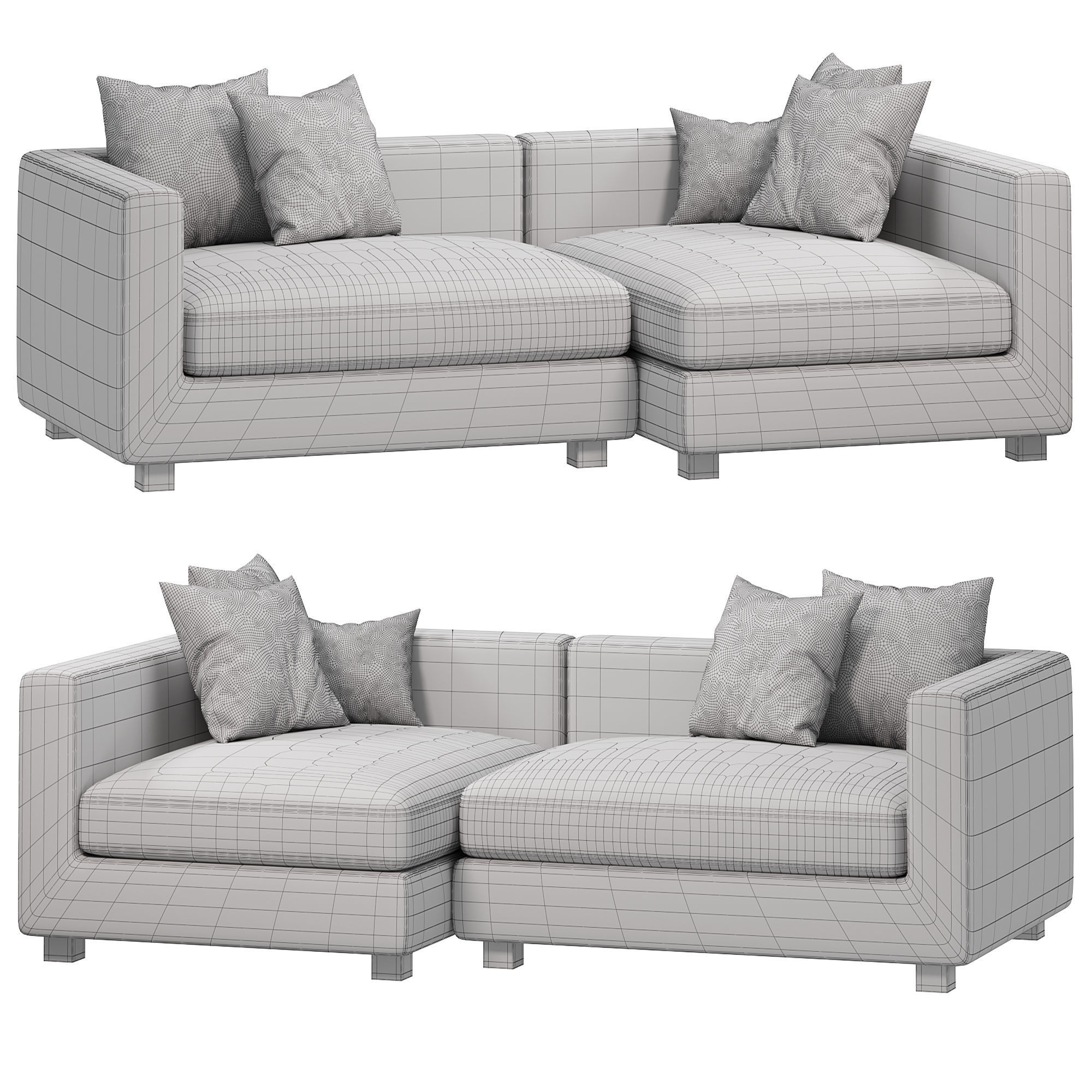 NEBULA LIGHT SOFA by 100mileny 3D model_2