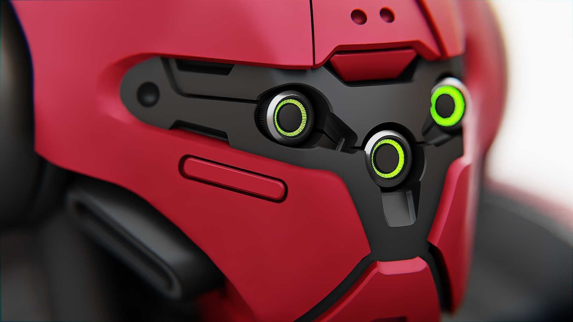 BATTLE DROID Z-9000  RIGGED 3D model_26