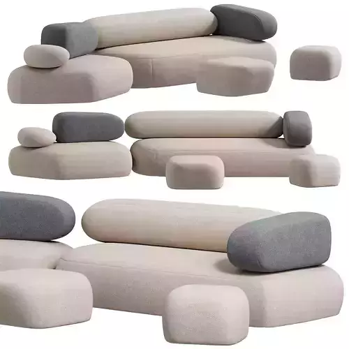 PEBBLE RUBBLE SYSTEM SOFA