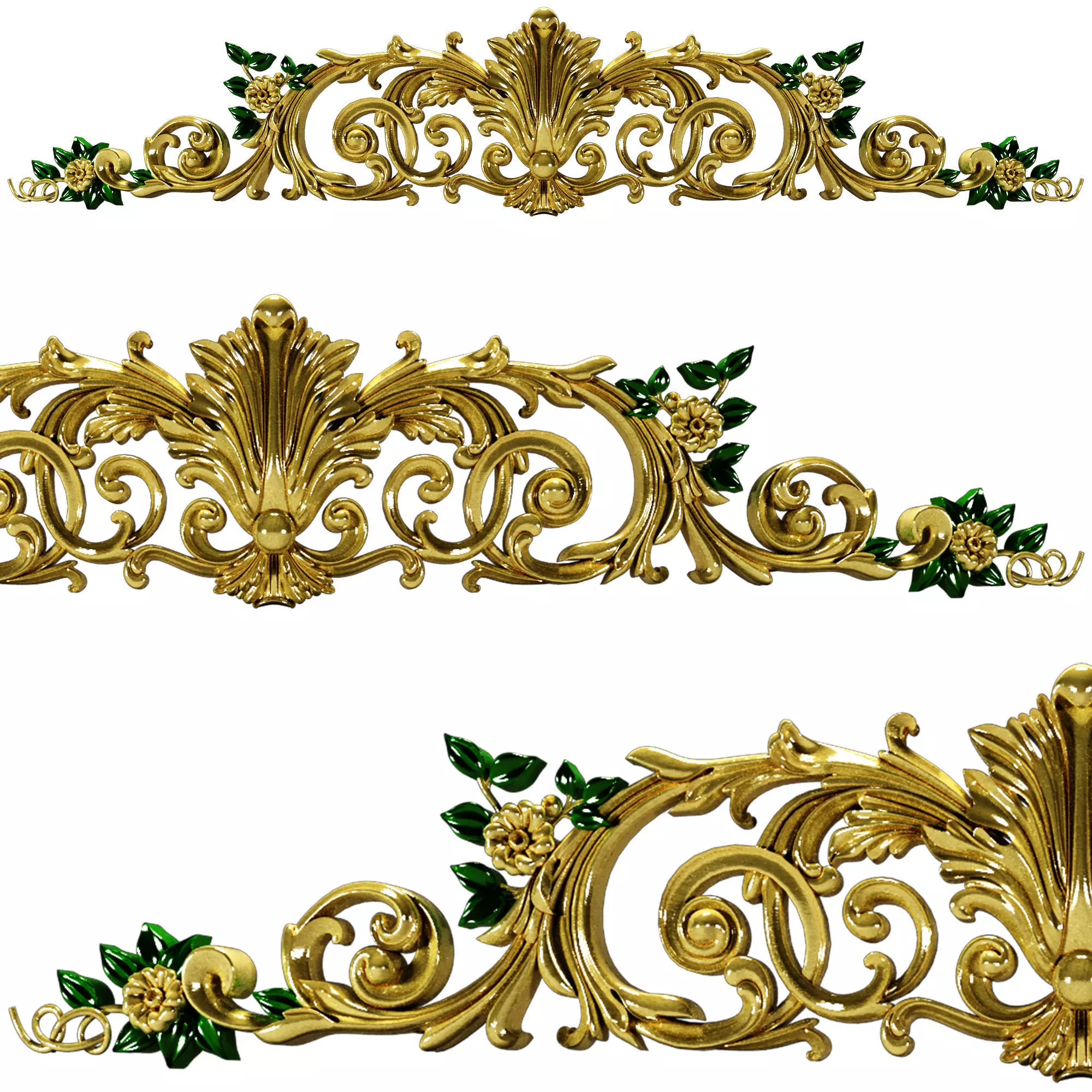 Decorative Ornamental 35 Low-poly 3D model