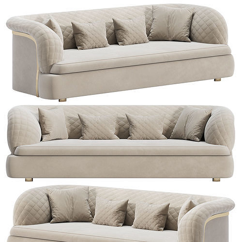 Classic sofa PORTOFINO 3D model