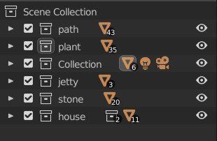 A house by the sea Low-poly 3D model_3