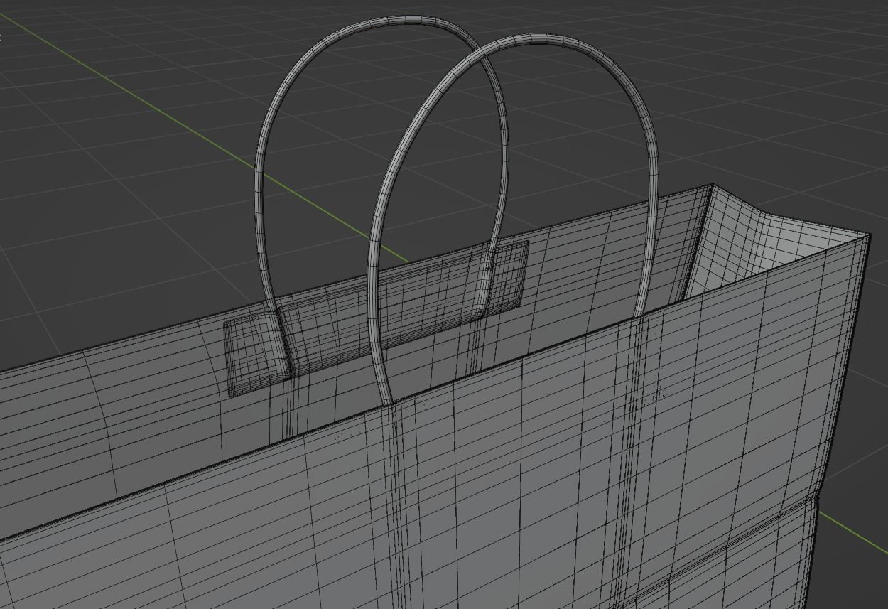 Shopping bags 3D model_26