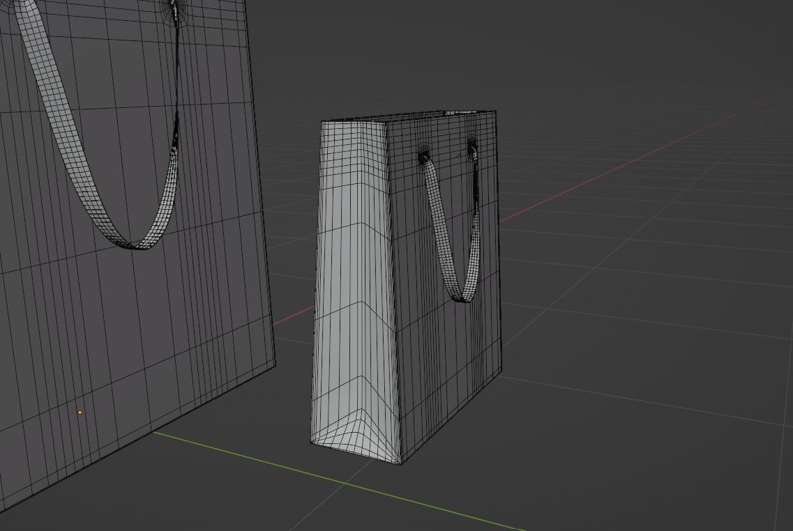 Shopping bags 3D model_24