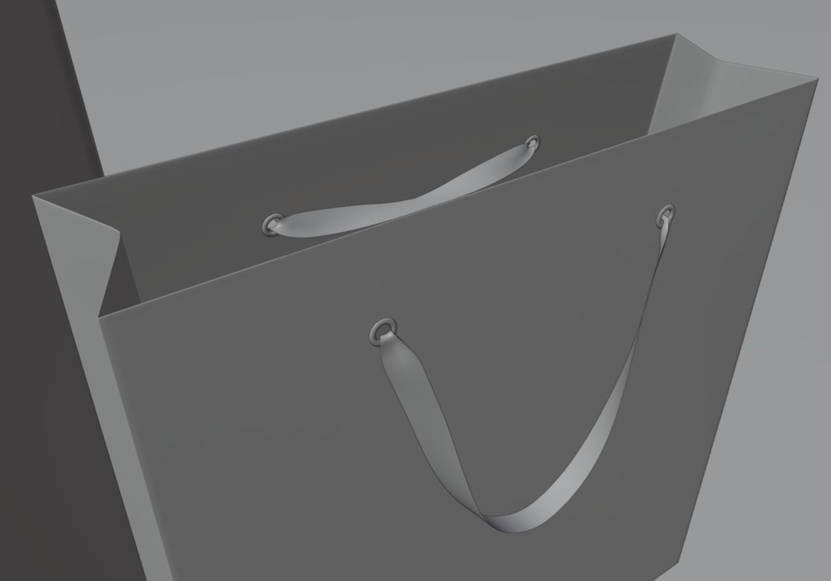 Shopping bags 3D model_15