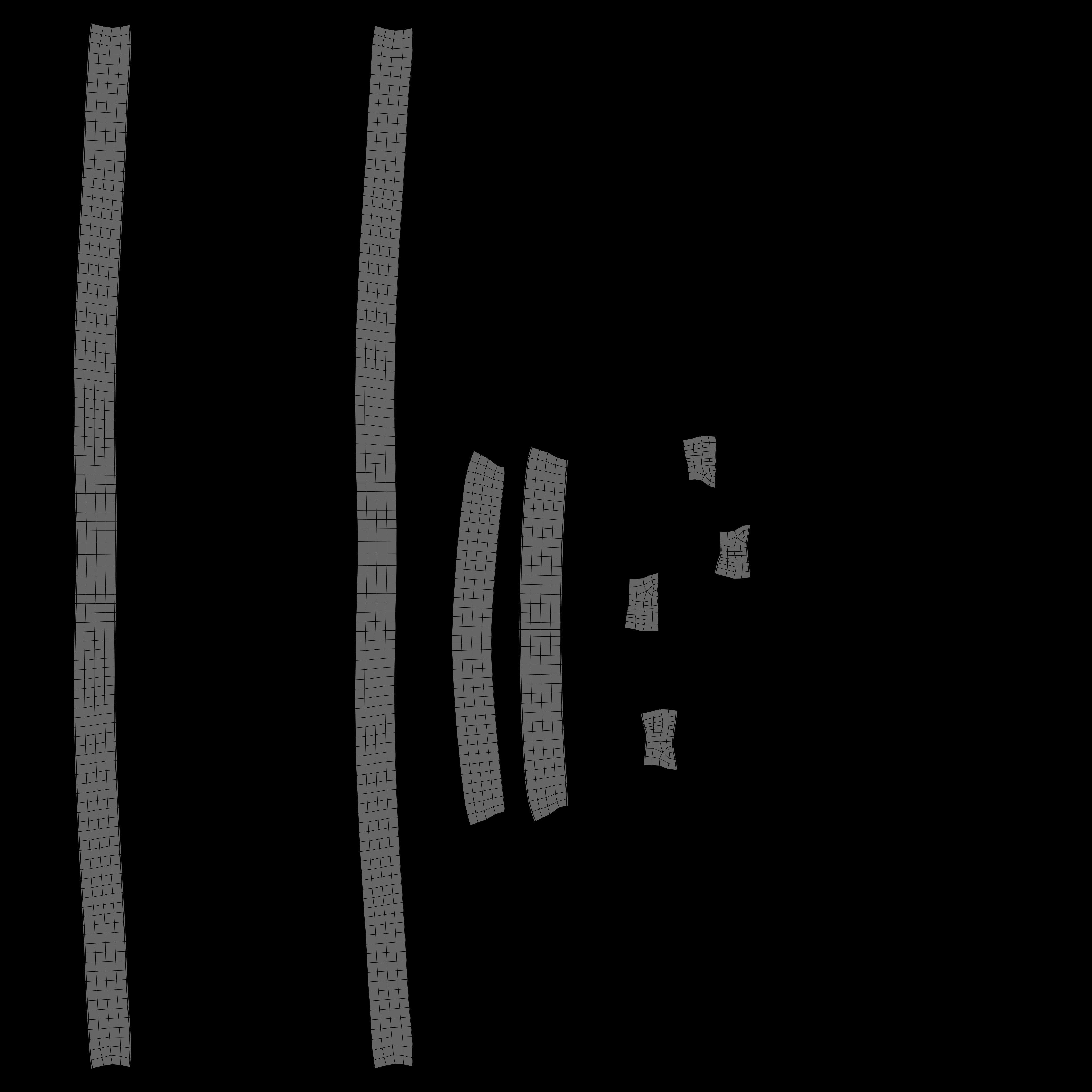 Shopping bags 3D model_11