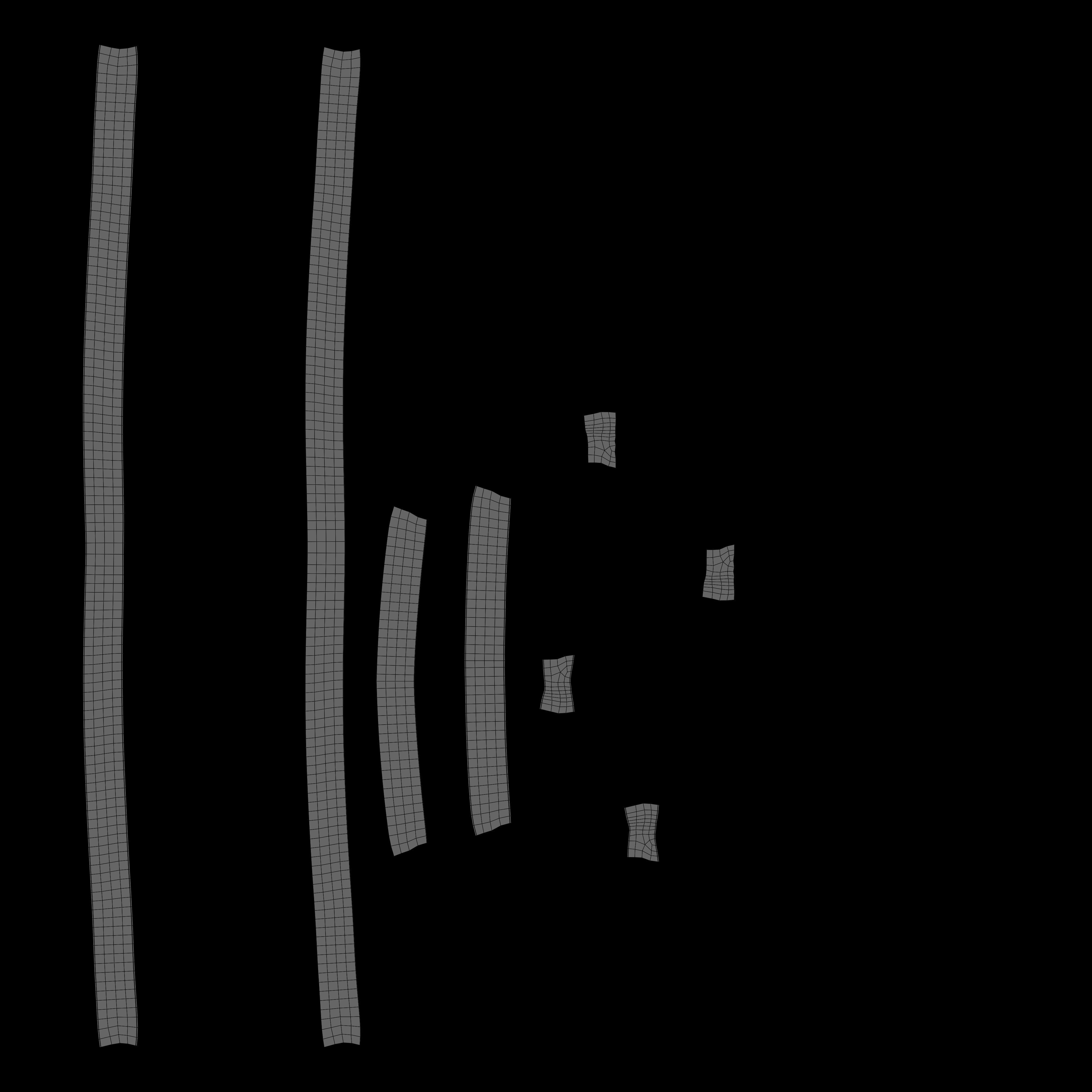 Shopping bags 3D model_12