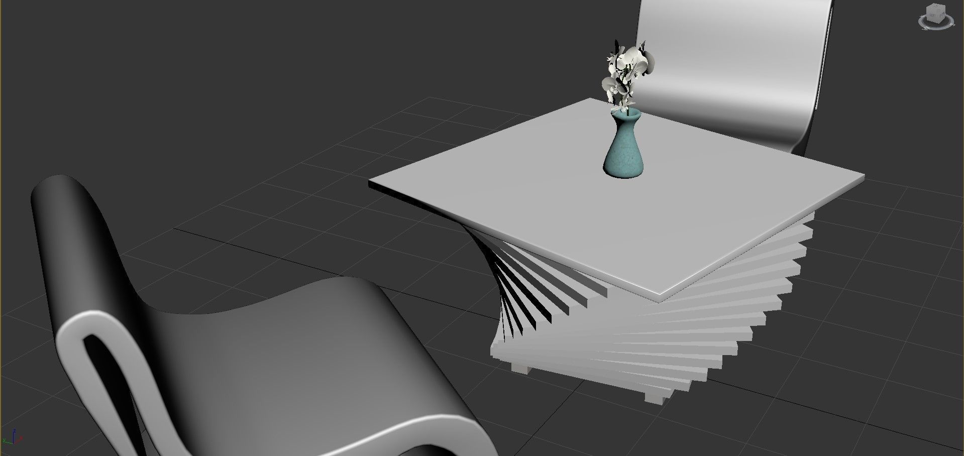 Room loft 3D model_1