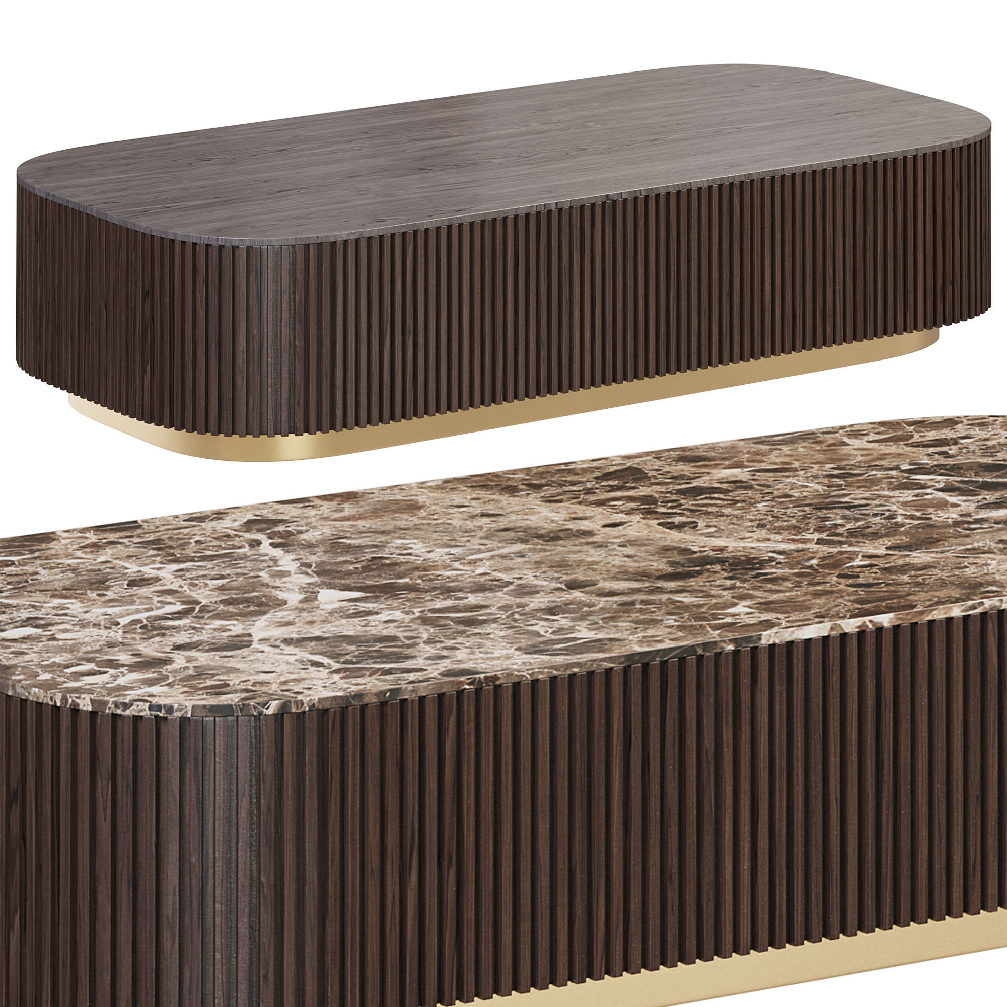 finnley coffee table by arhaus 3D model_1