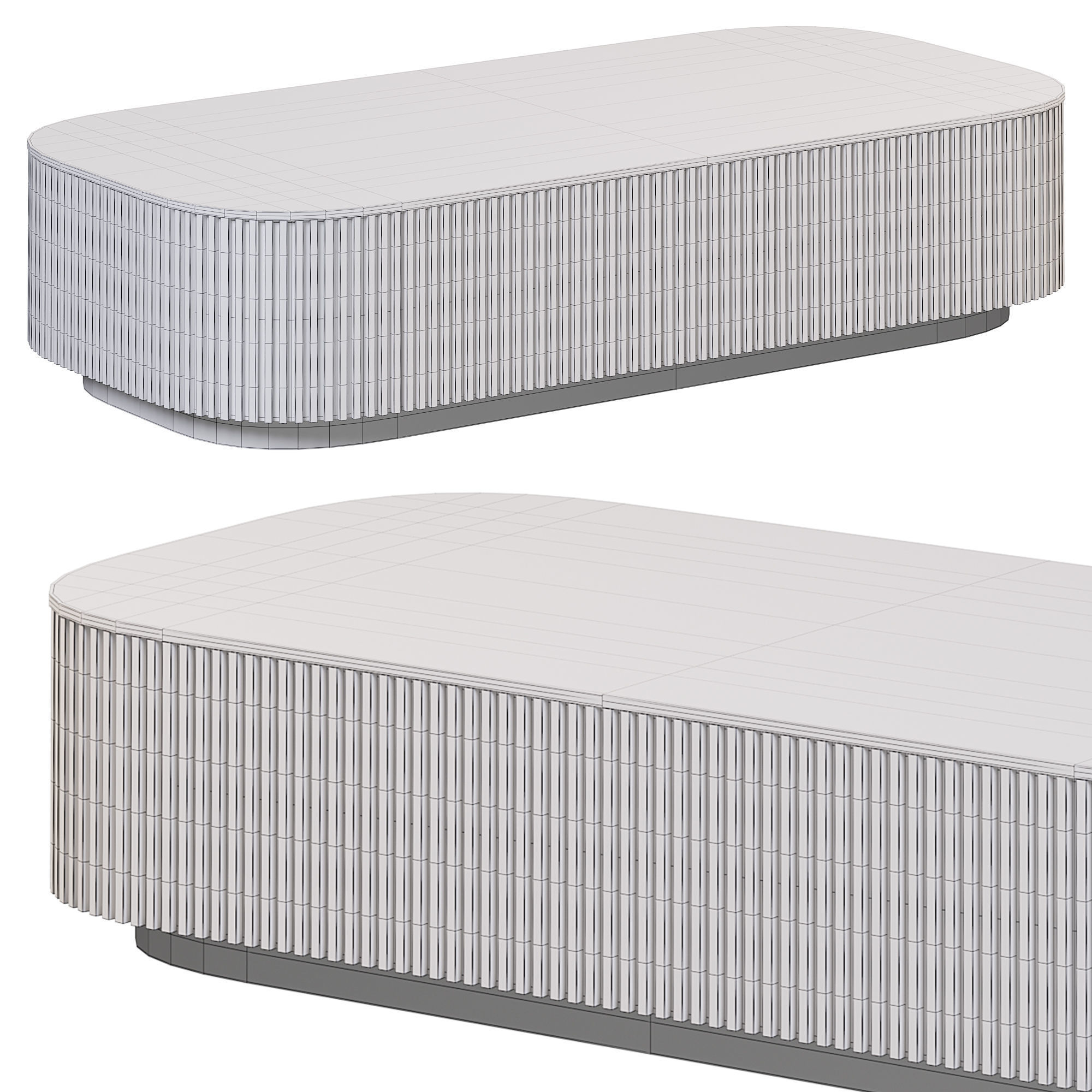 finnley coffee table by arhaus 3D model_2