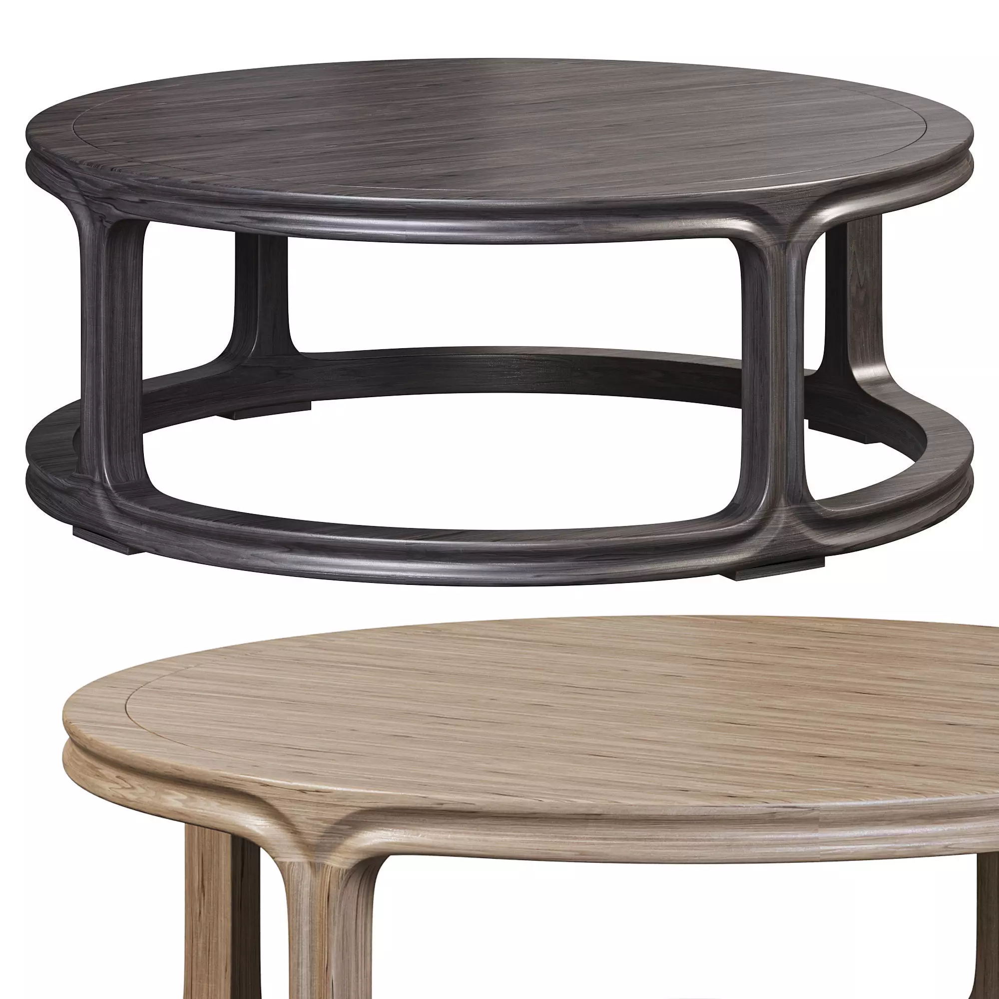 Bertogne Round Coffee Table by arhaus    3D model_0