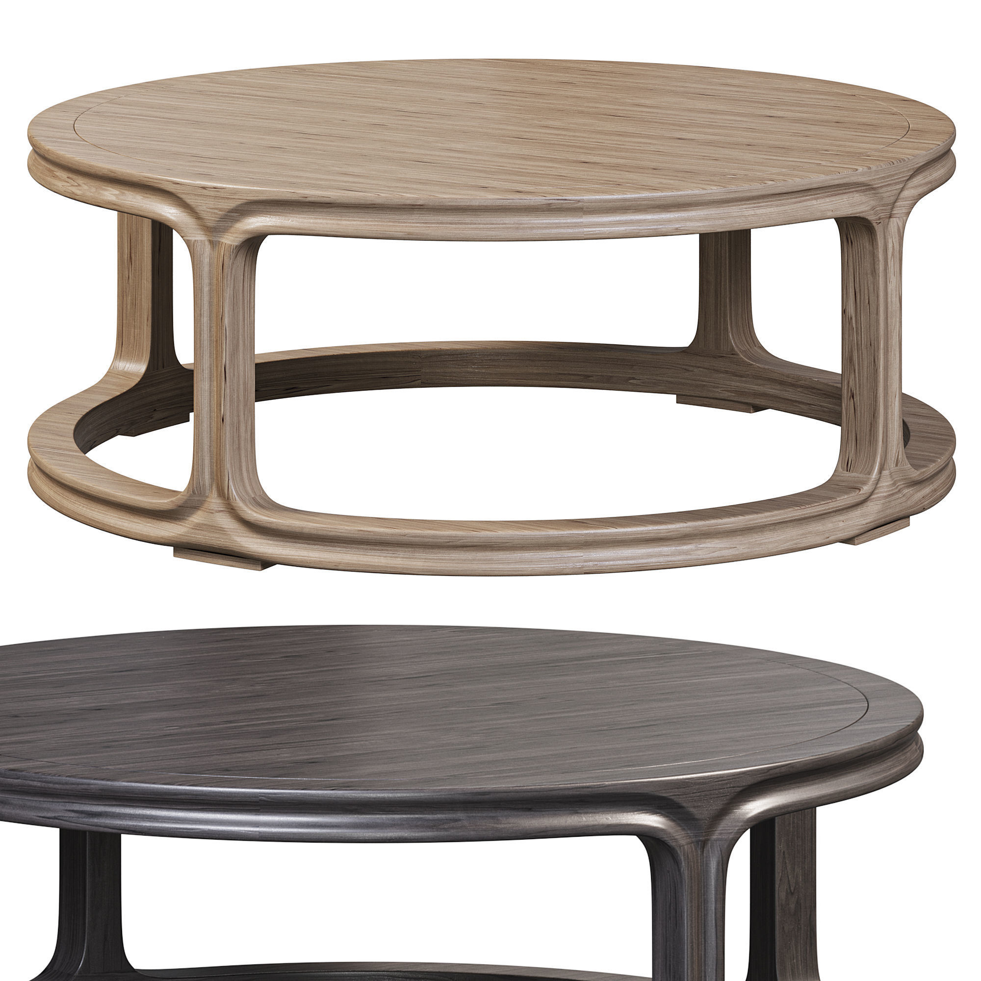 Bertogne Round Coffee Table by arhaus    3D model_1