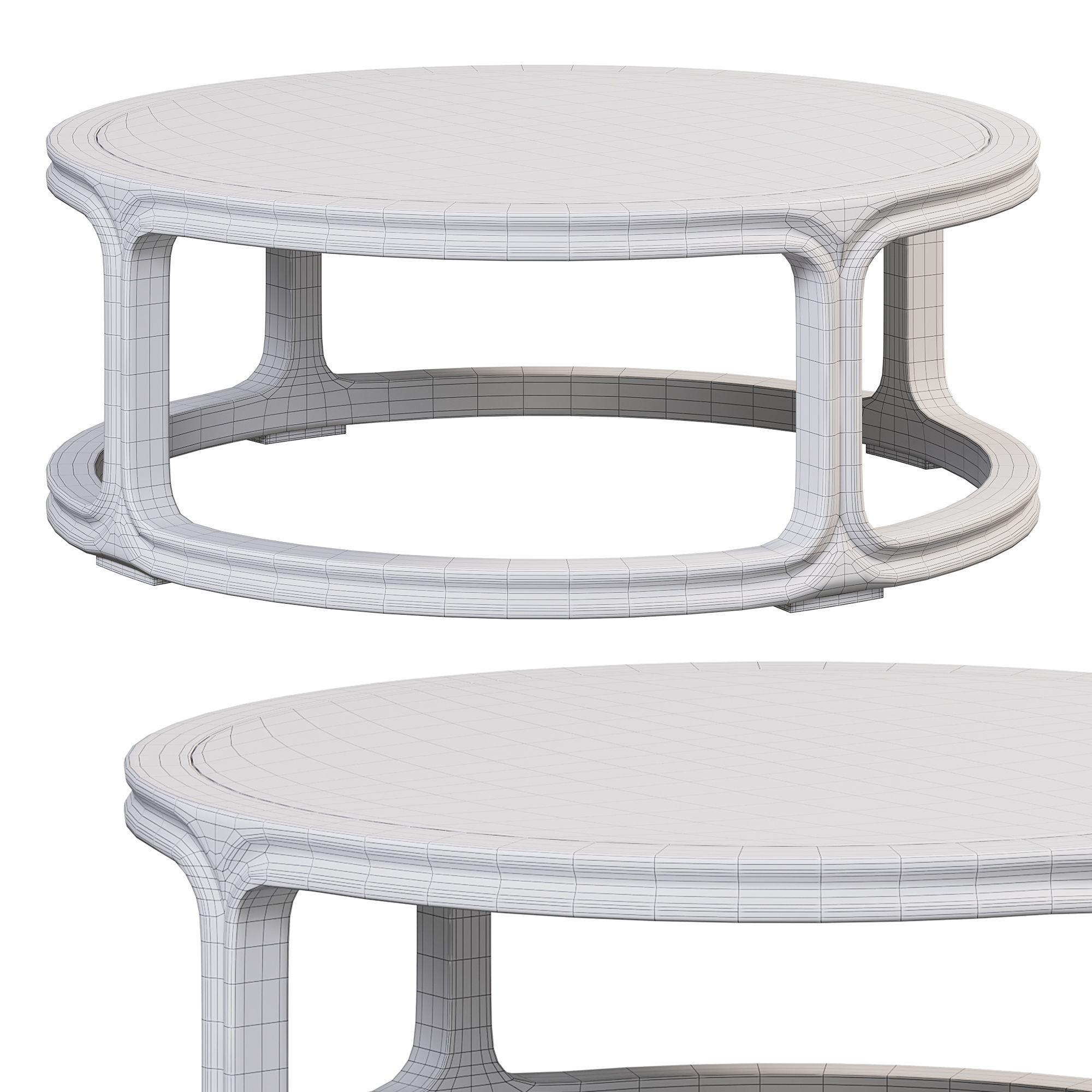 Bertogne Round Coffee Table by arhaus    3D model_2