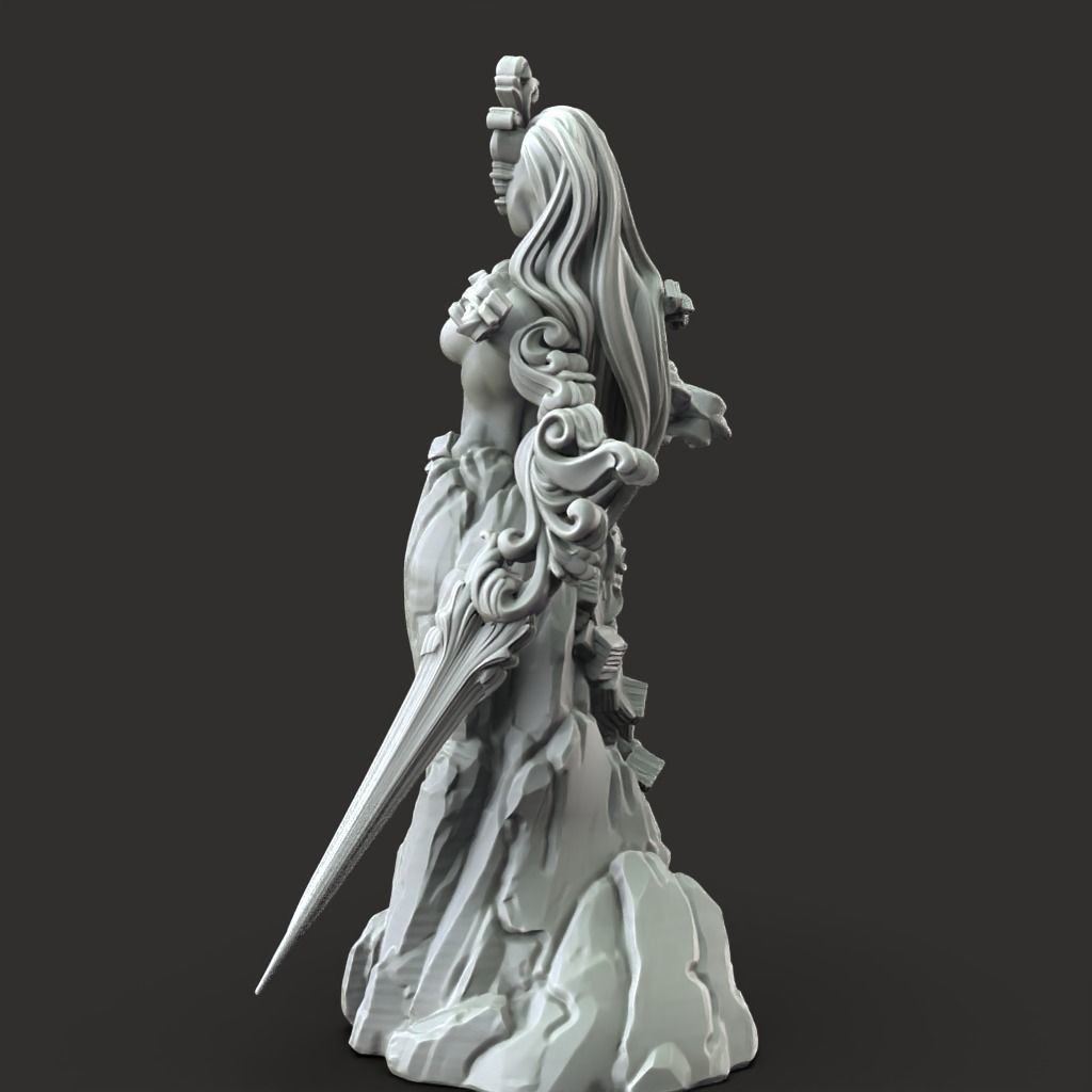 Gilded Golem -3D Printable TTRPG - PRESUPPORTED - 32mm Scale  3D print model_8