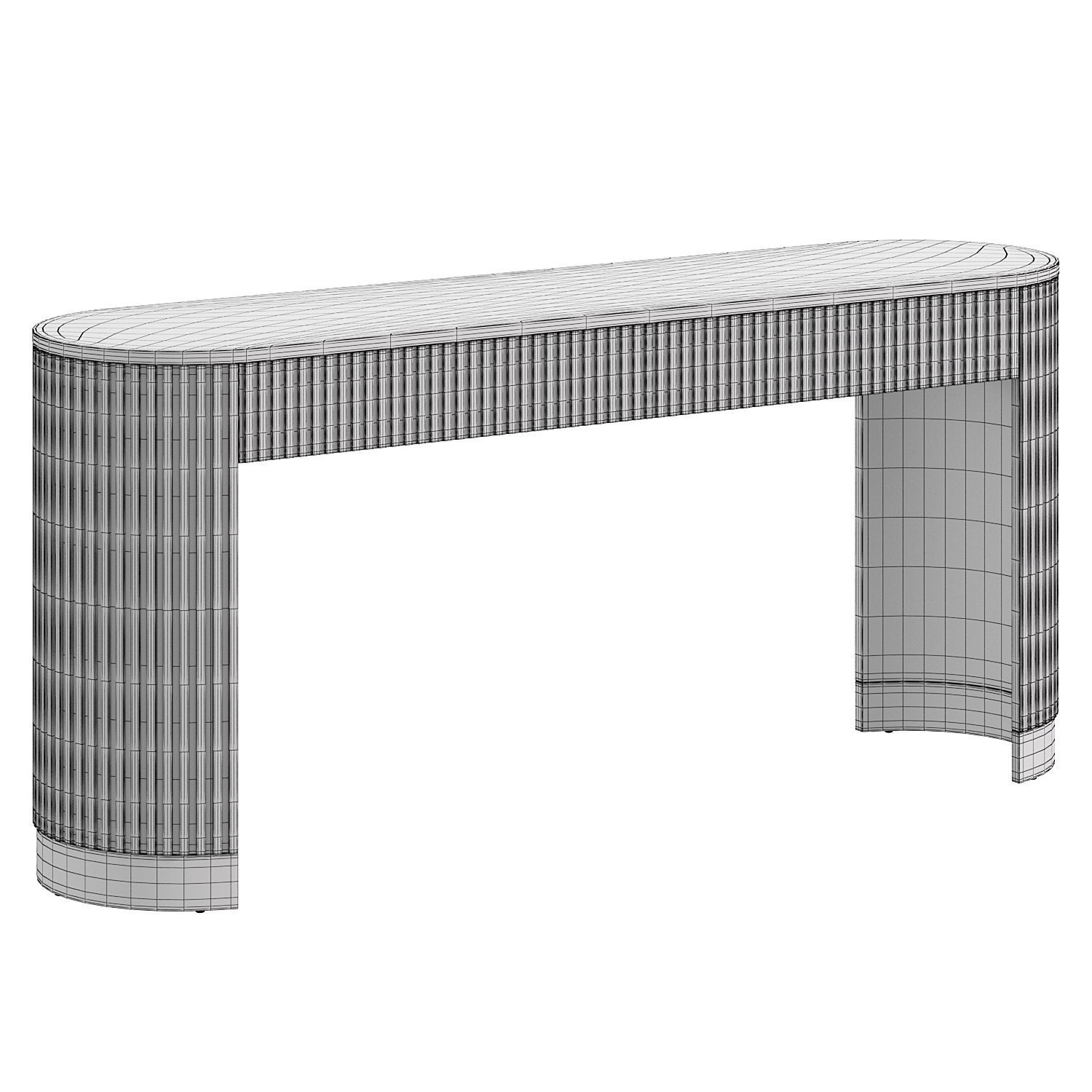 Finnley Console Table by arhaus 3D model_2