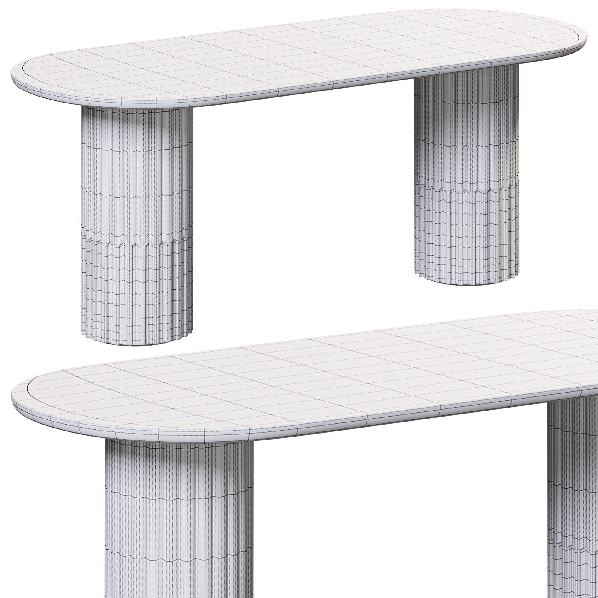   Paleta Console Table By Arhaus 3D model_2