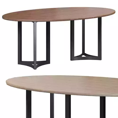 Jacob Oval Dining Table 