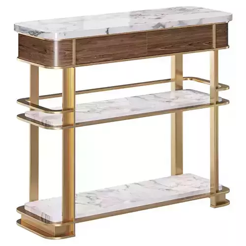  Sama Bar Cart By Arhaus 3D model