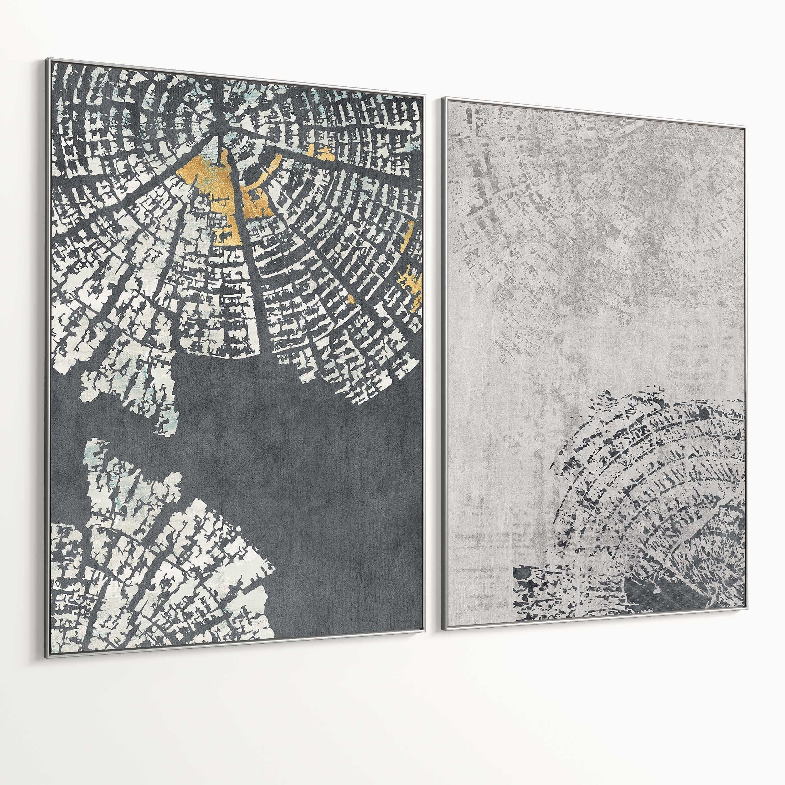 Plaster Two Photo Frame 413 Low-poly 3D model_5