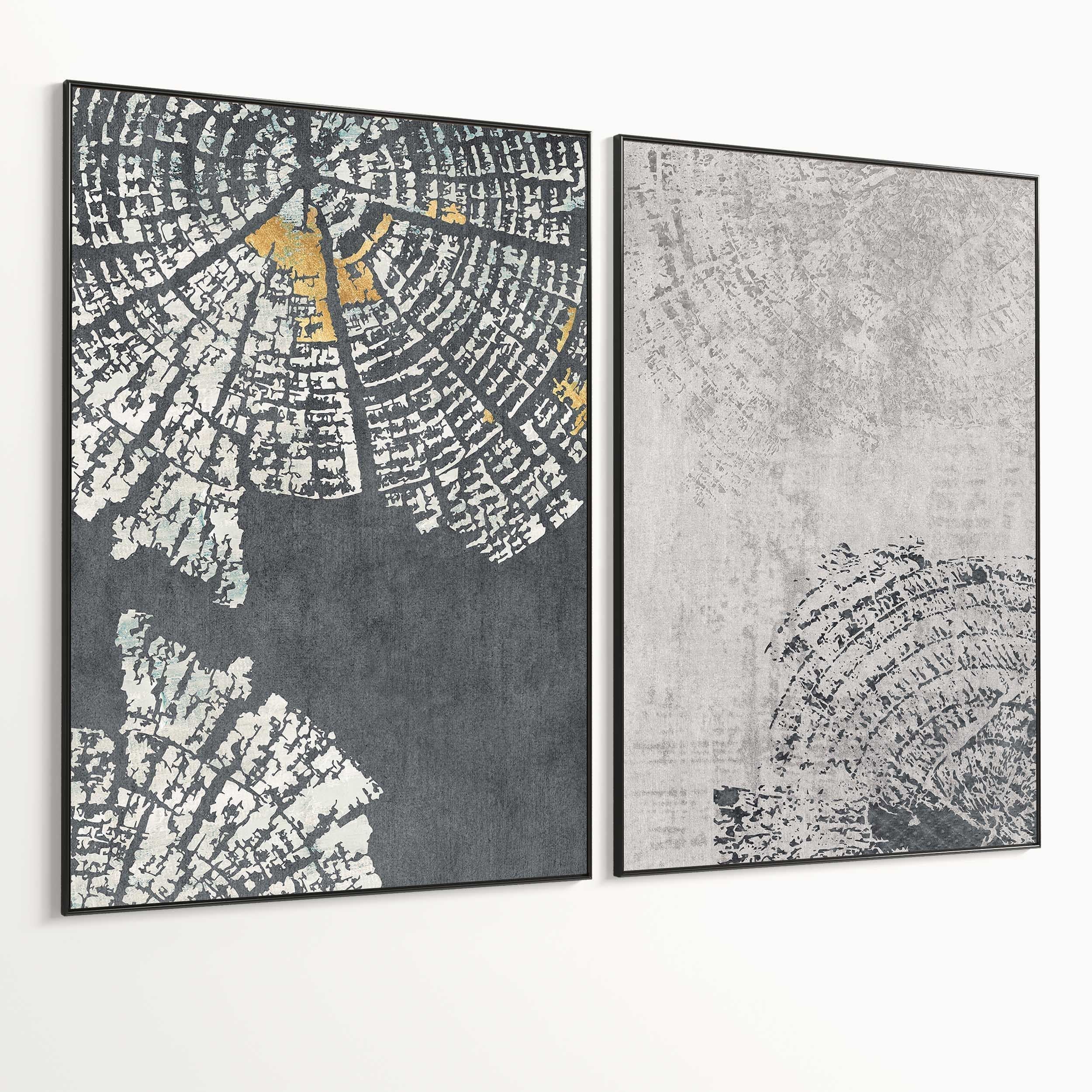 Plaster Two Photo Frame 413 Low-poly 3D model_1