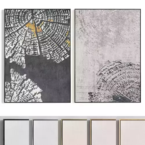 Plaster Two Photo Frame 413