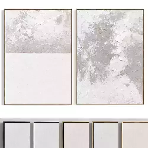 Plaster Two Photo Frame 418