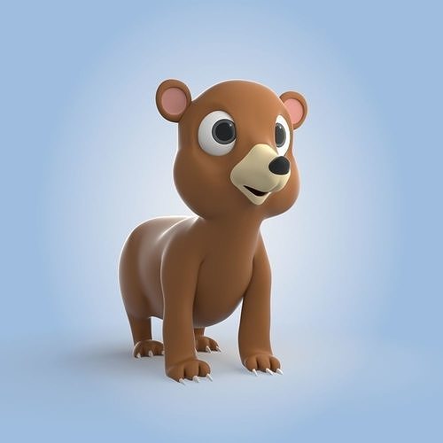 Cartoon Bear 3D model