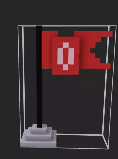 voxel flag Free 3D model