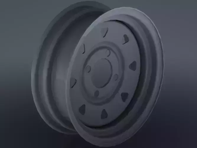 12 inch x 4 inch Trailer Wheel