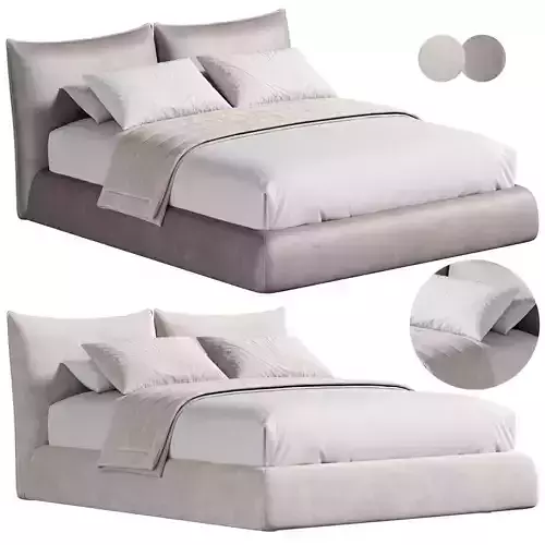 Rigby Faux Leather Bed by arhaus