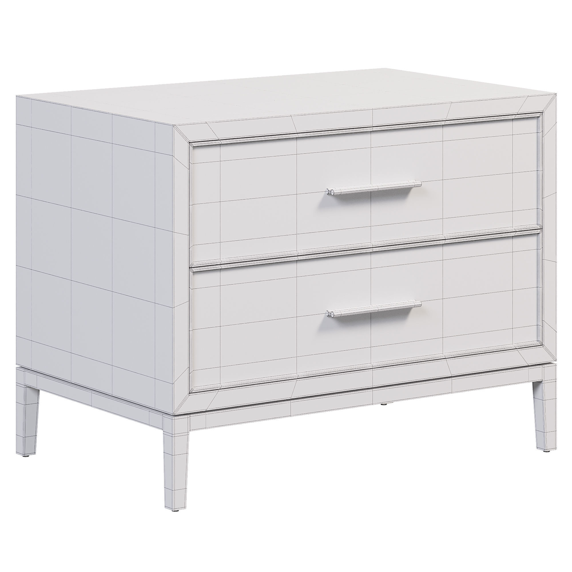 Malone Nightstand by arhaus 3D model_2