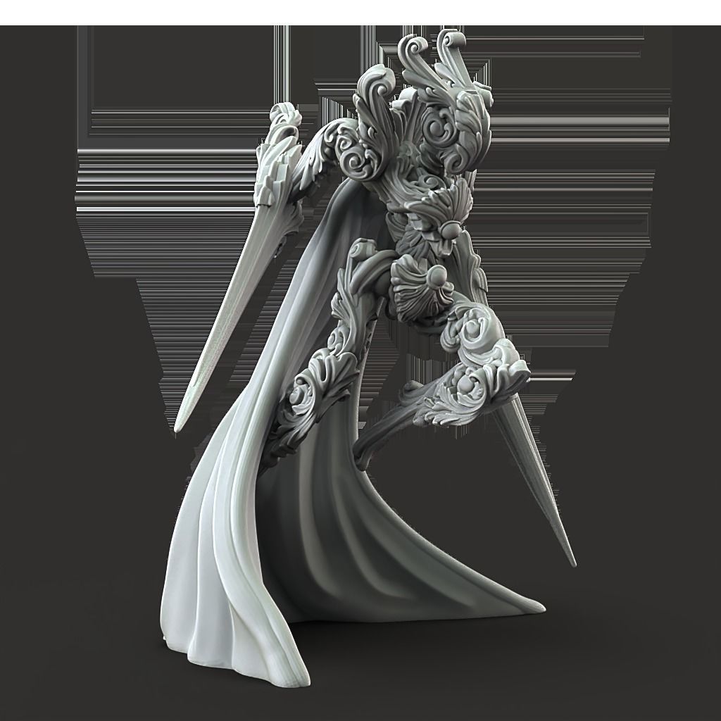 Gilded Knights - 3D Printable TTRPG - PRESUPPORTED - 32mm 3D print model_12