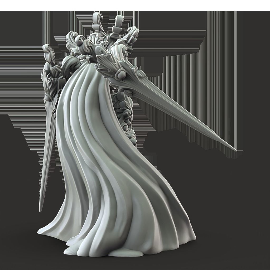 Gilded Knights - 3D Printable TTRPG - PRESUPPORTED - 32mm 3D print model_13