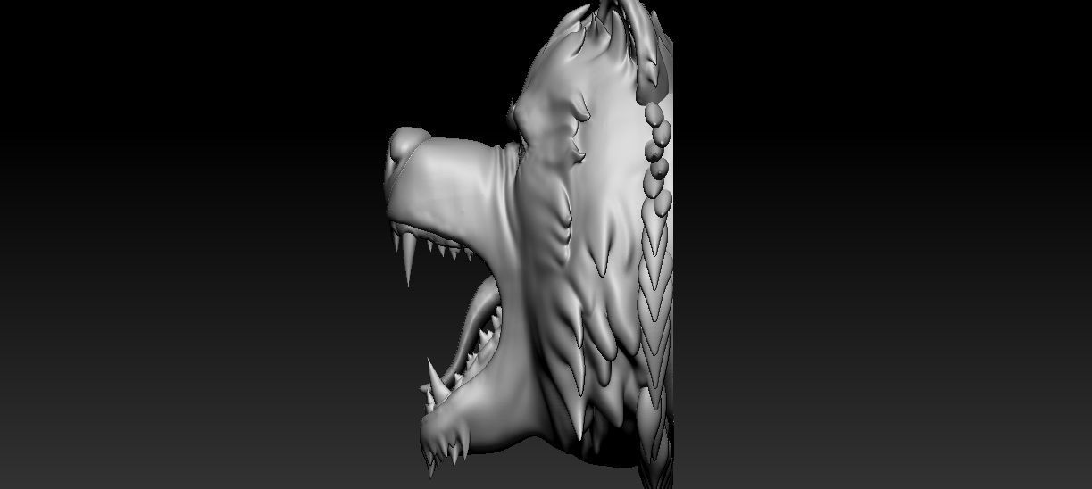 Bear Pendant 3D print model_6