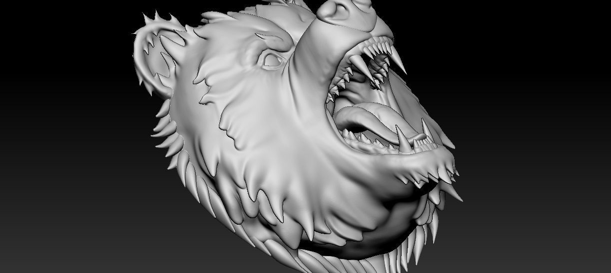 Bear Pendant 3D print model_7