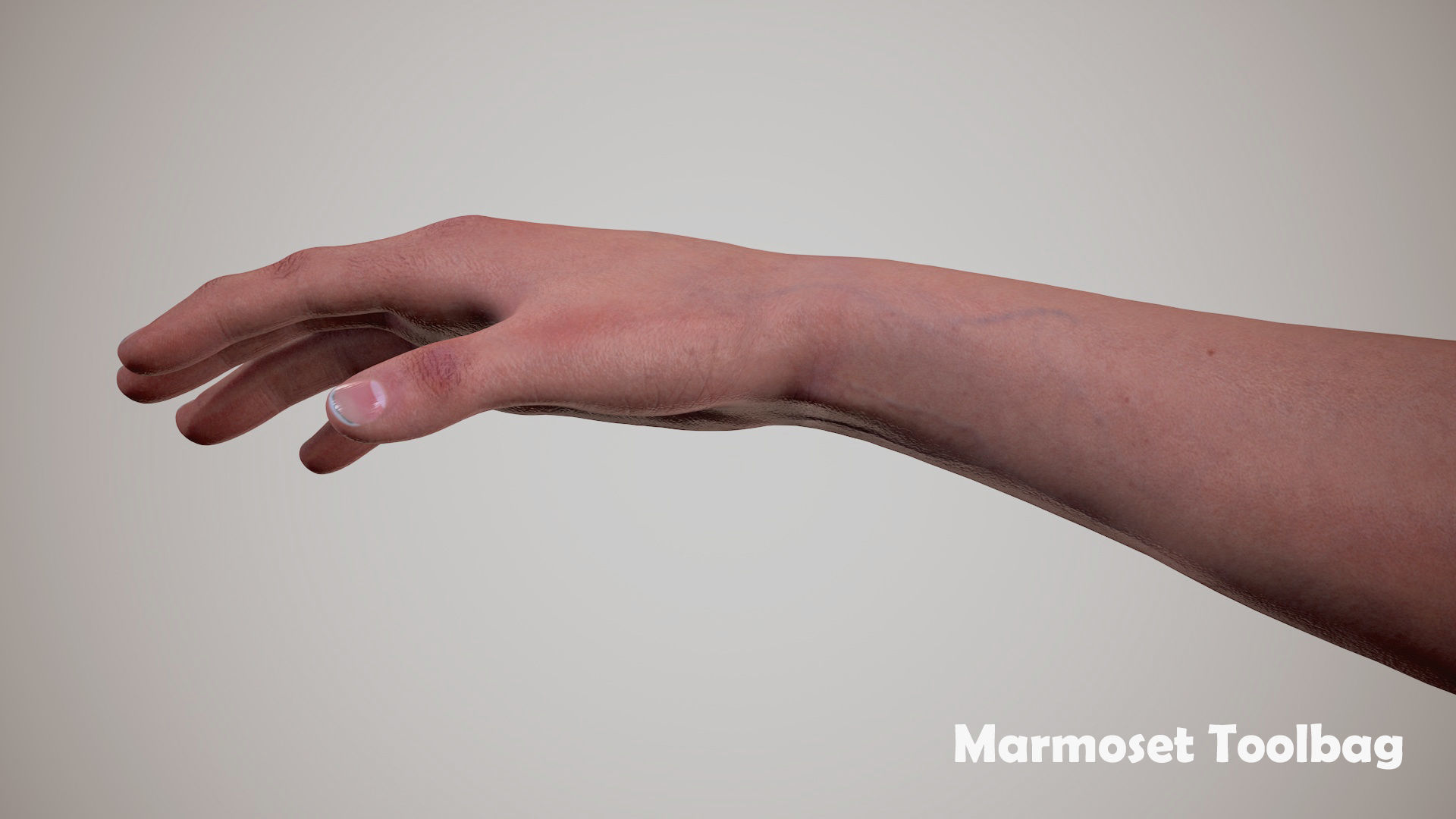 FPS Arms 01 Low-poly 3D model_14