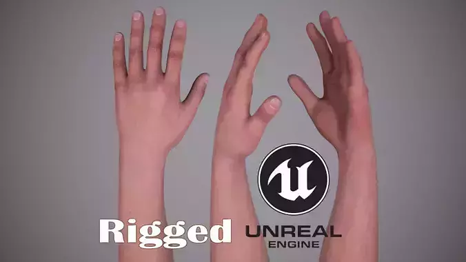 FPS Arms 01 Low-poly 3D model FPS Arms 01 Low-poly 3D model