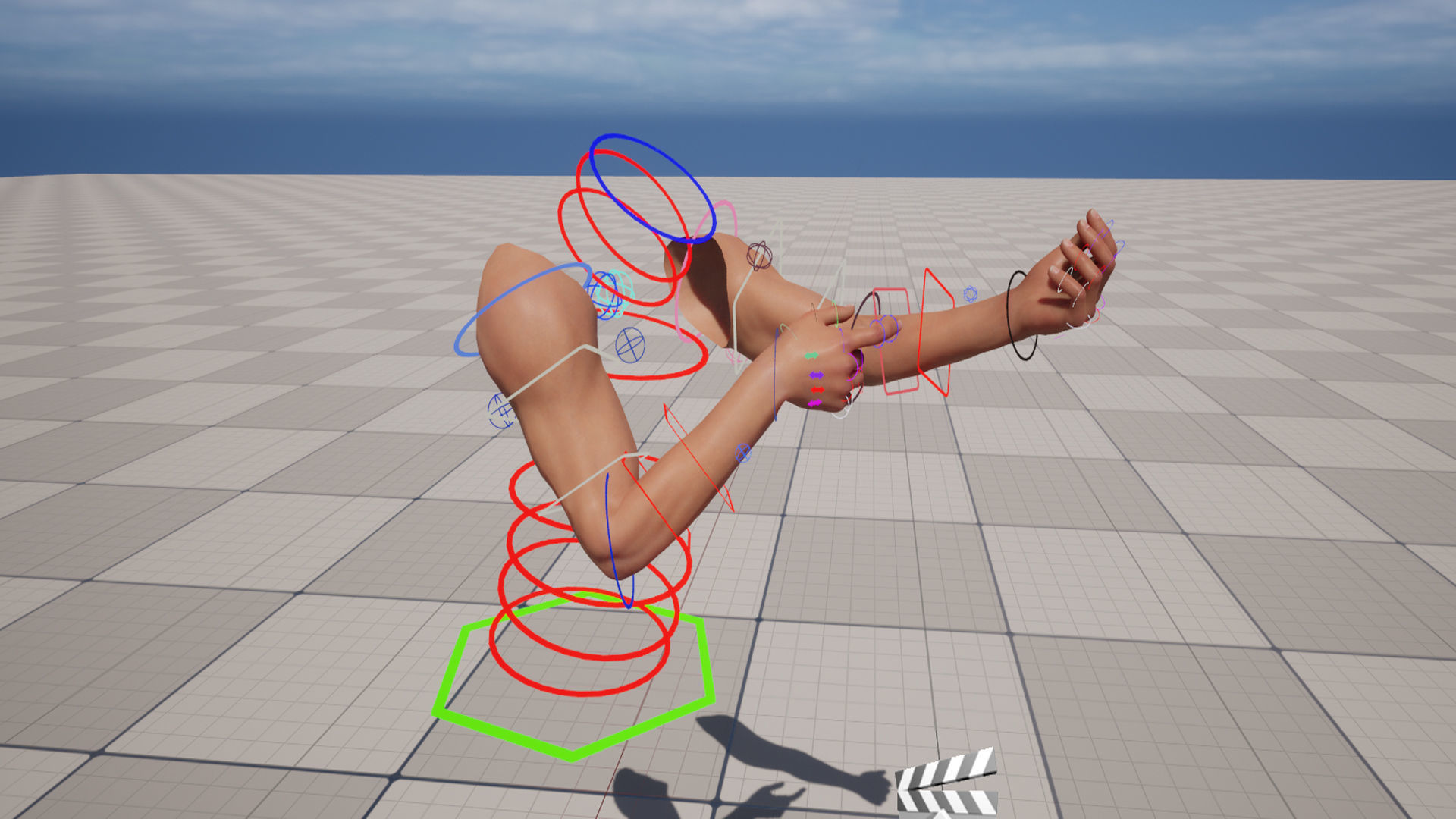 FPS Arms 01 Low-poly 3D model_12