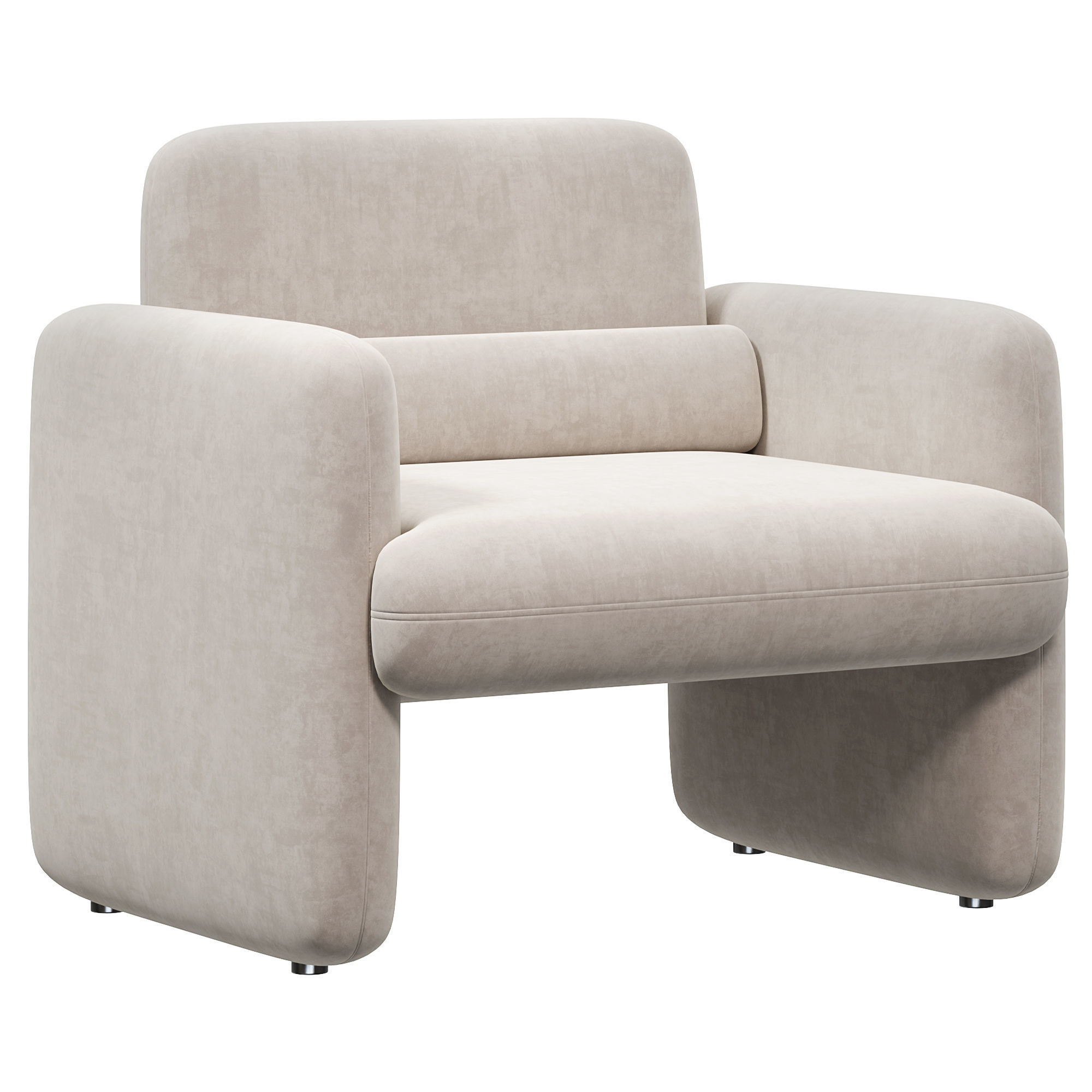 HUGO armchair by vorsen 3D model_1