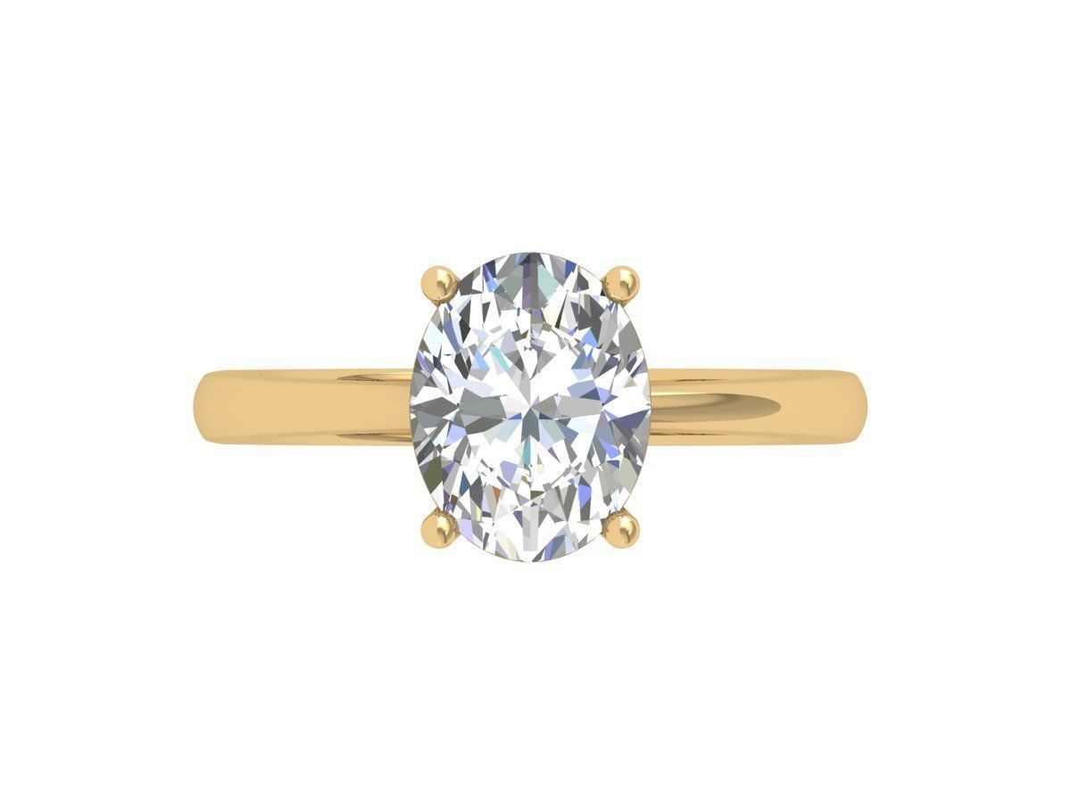 Wedding Ring 3D print model_9