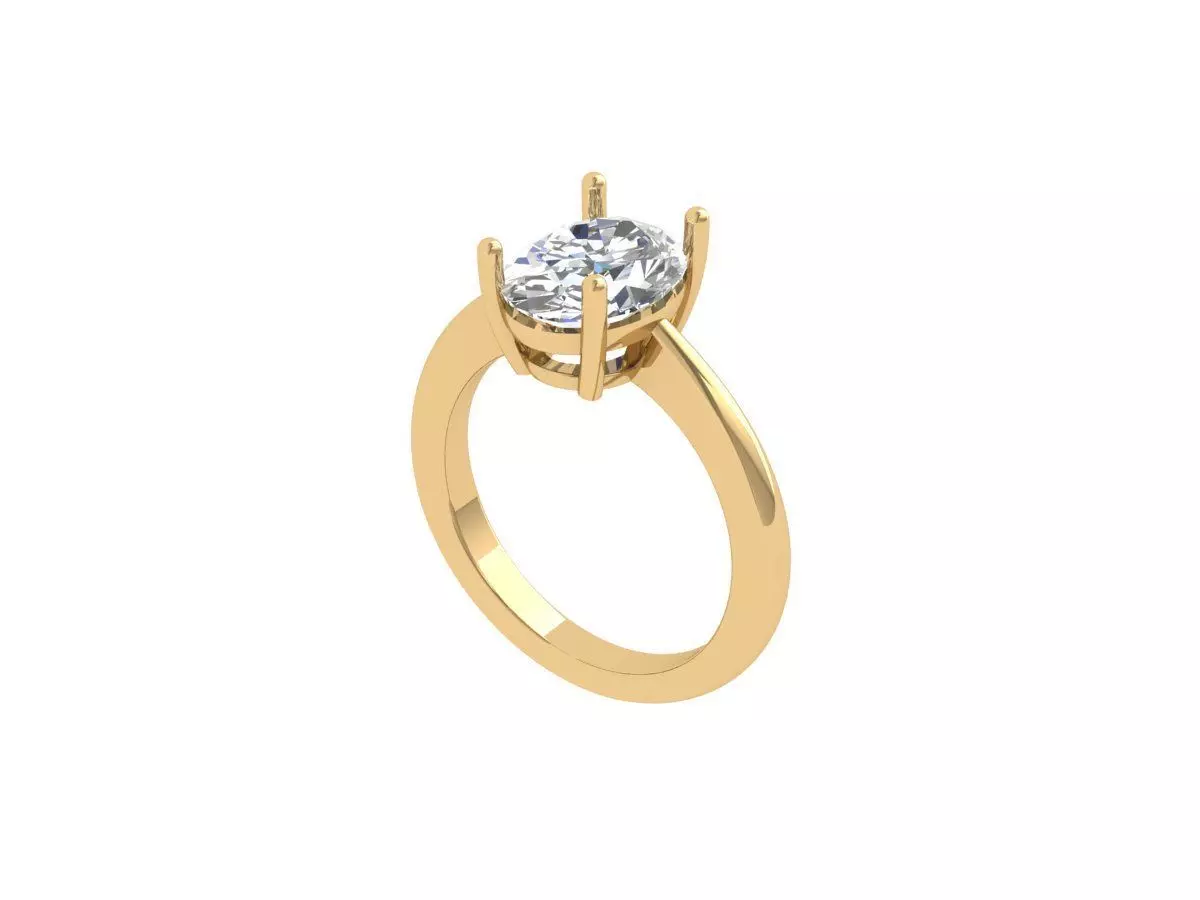 Wedding Ring 3D print model_0