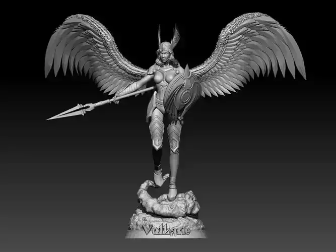 Valkyrie in Norse mythology 3D print model
