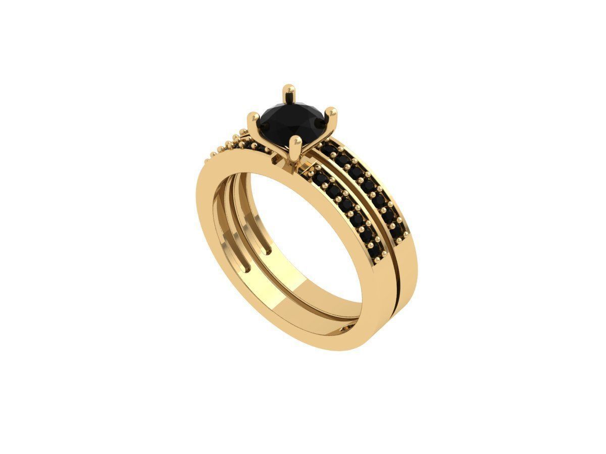 Wedding Ring  3D print model_1