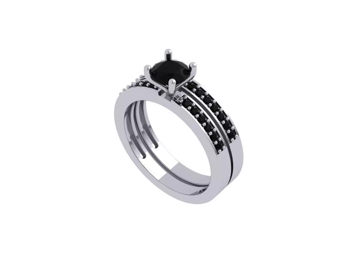 Wedding Ring  3D print model_0