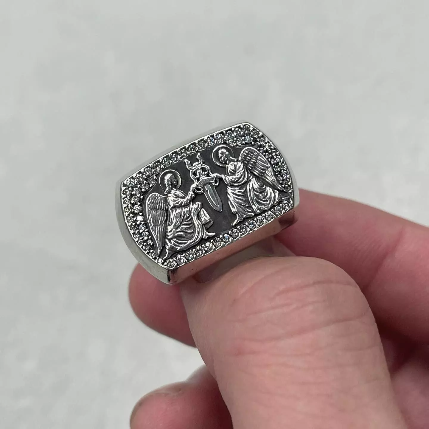 Angle ring 3D print model_0