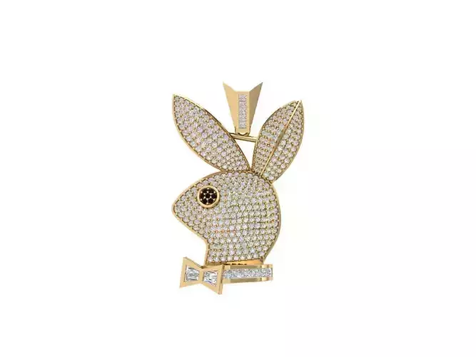 Rabbit Pendant  3D print model