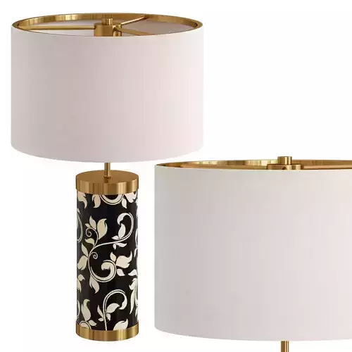 Divya Table Lamp in Night By Arhaus