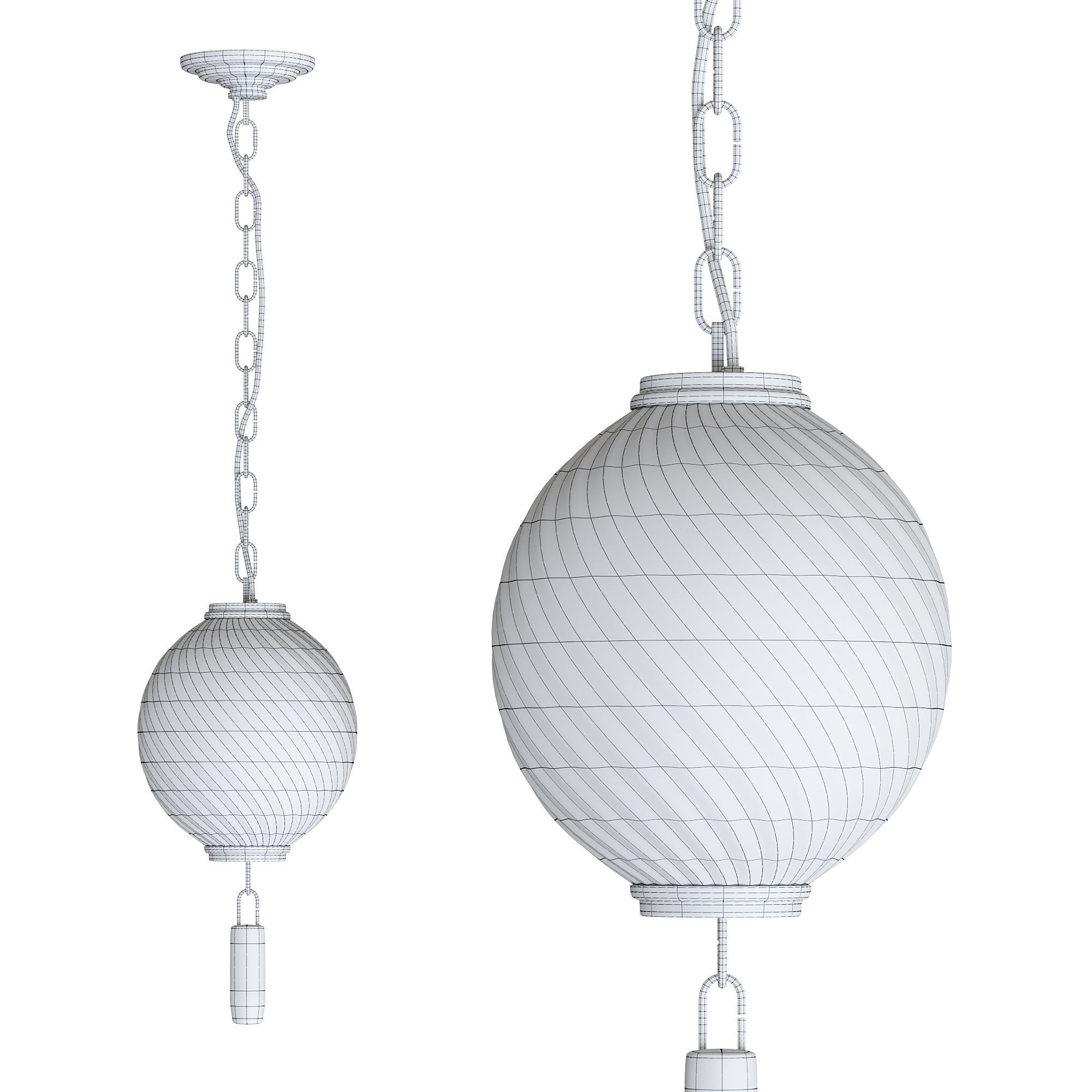 Beacon Small Pendant by Arhaus 3D model_2
