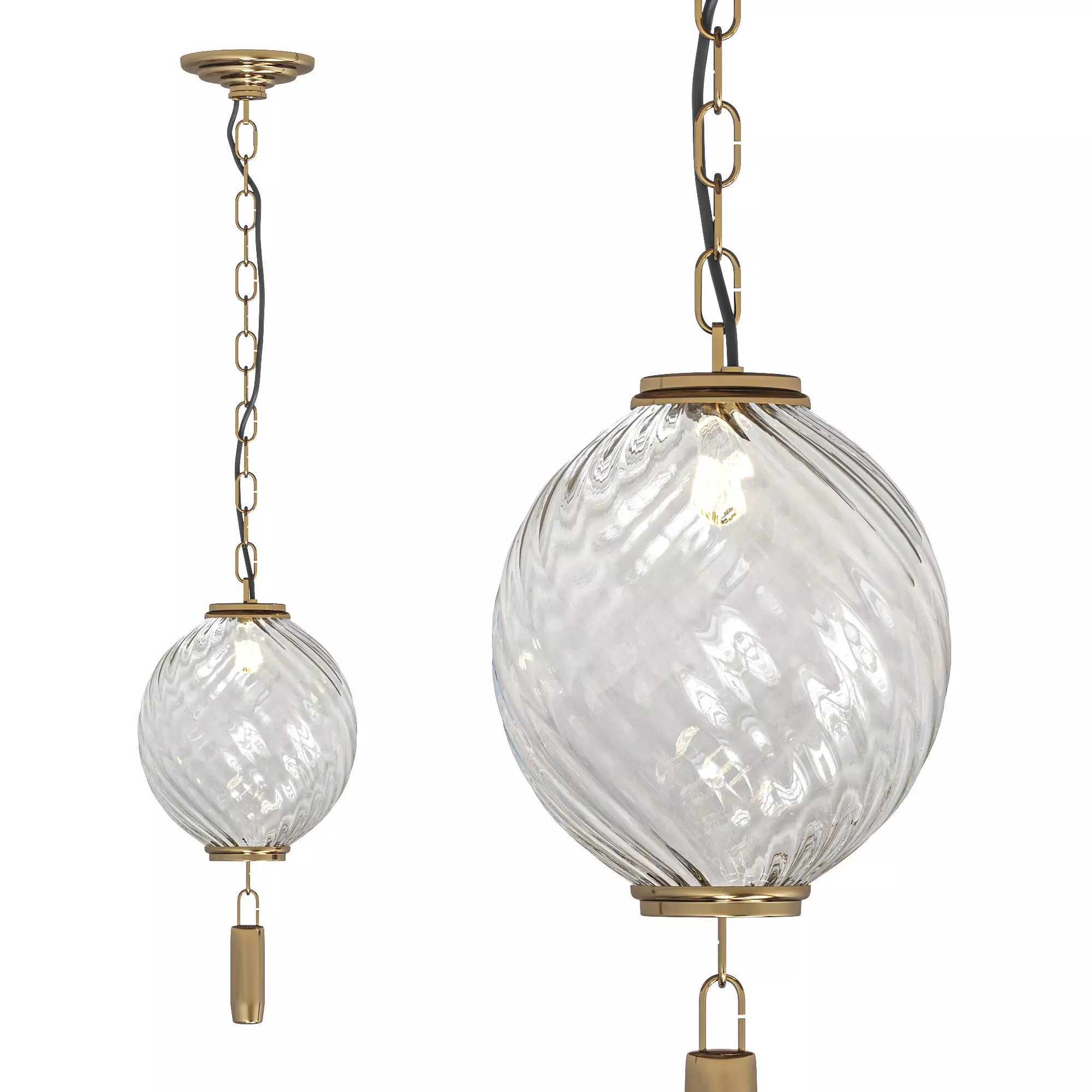 Beacon Small Pendant by Arhaus 3D model_0